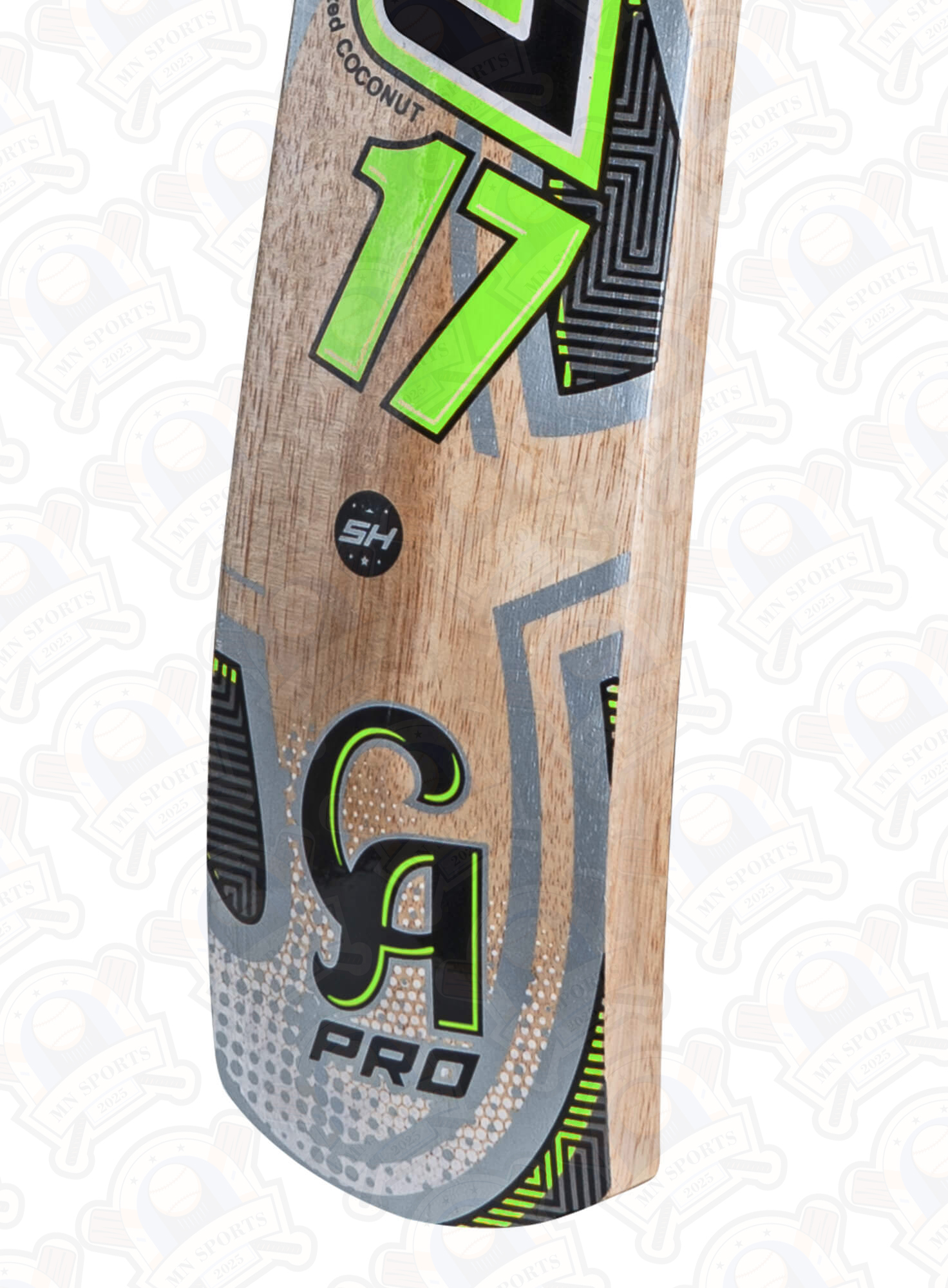 Premium Coconut Wood Tape Ball Bat - Lightweight with Heavy Bottom | 100% Made in Pakistan | MN Sports - Image 4