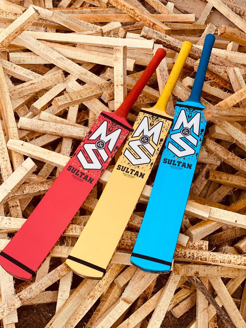 Sultan Edition Rawalakot Wooden Tape Ball Bat | Premium Performance | MN Sports - Image 3