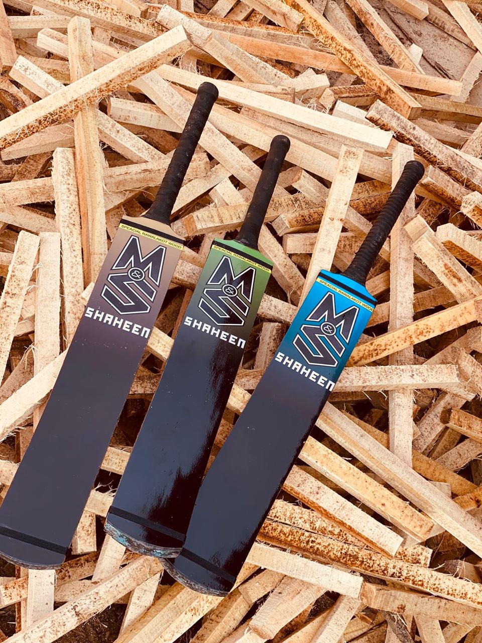 Shaheen Edition Rawalakot Wooden Tape Ball Bat | Premium Performance | MN Sports - Image 2